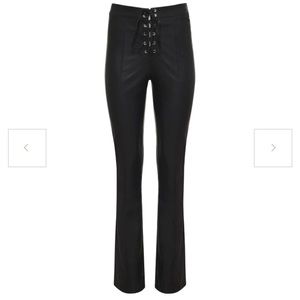 Rumored faux leather STRAIGHT SHOOTER PANT